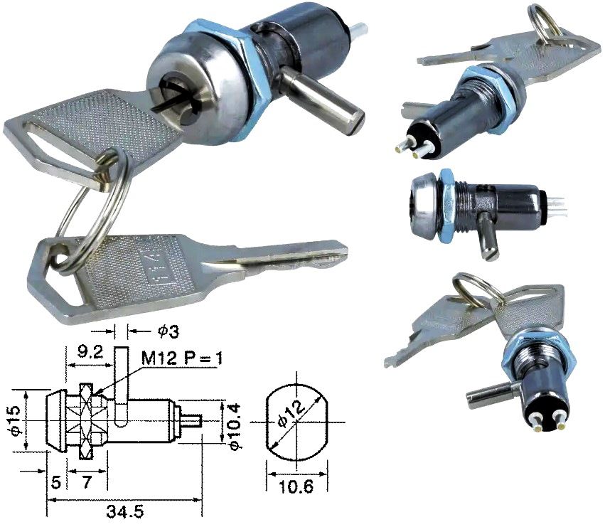 Interruptor con llave K41